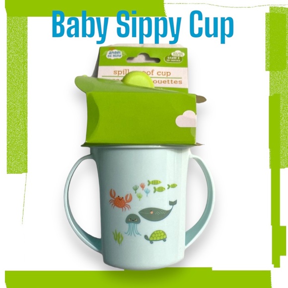 Nautical Spill Proof Cup - Picture 1 of 6